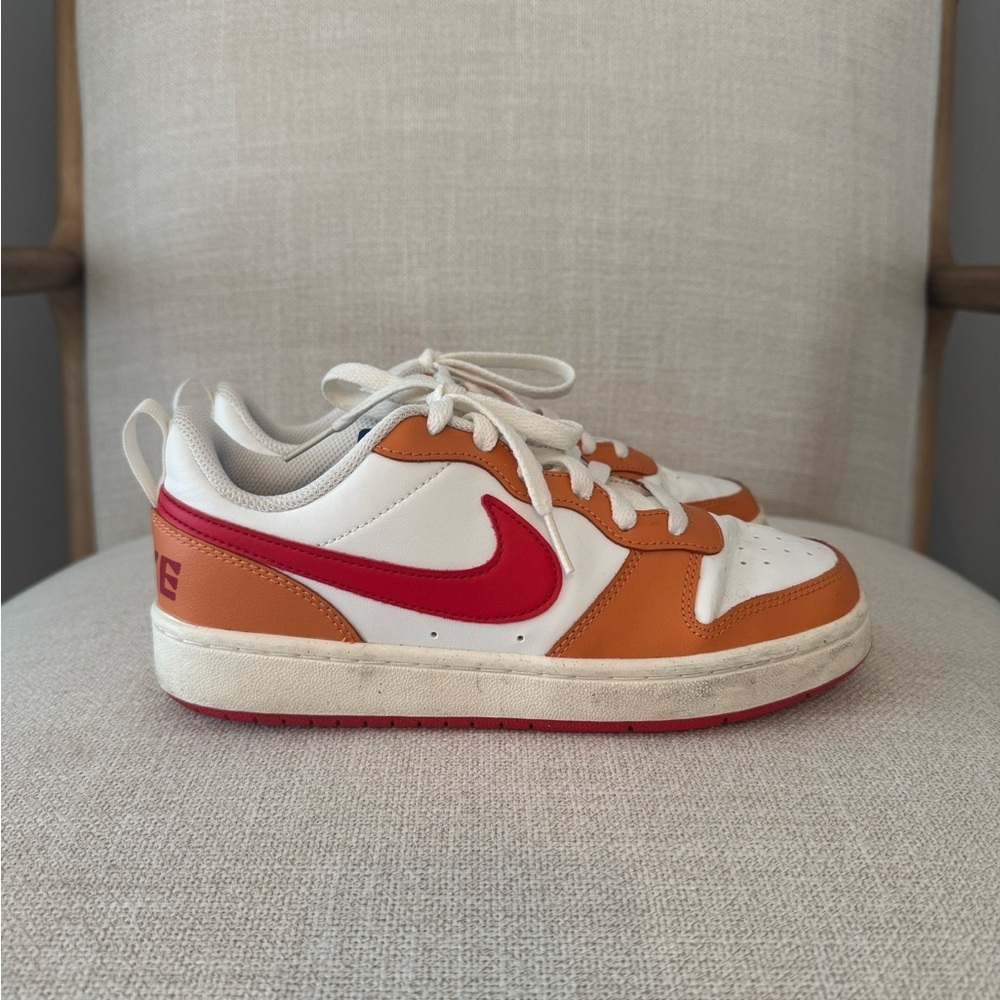 Nike Court Borough Sneakers in Orange and Red - Picture 4 of 10